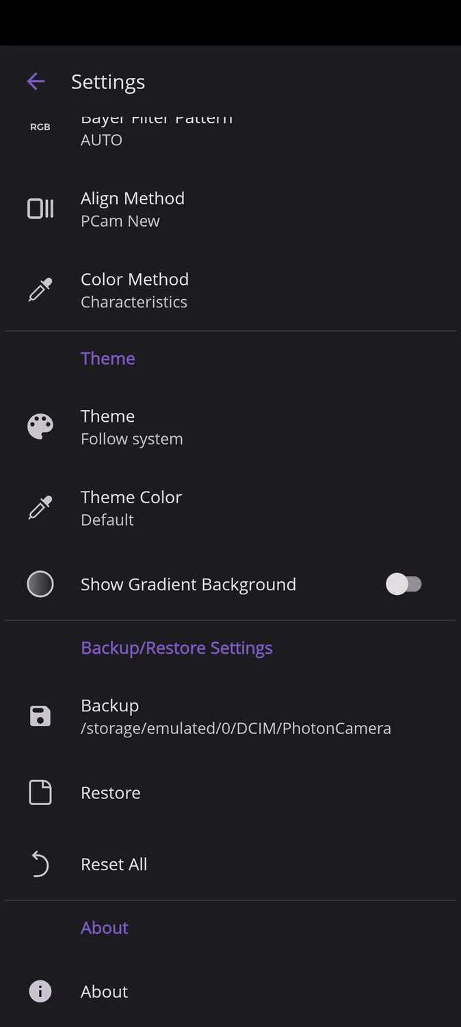 The app offers an abundance of customizable options for advanced users. image 5