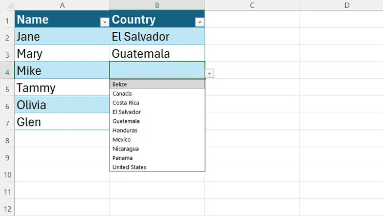 Assign menu items to specific cells. image 5