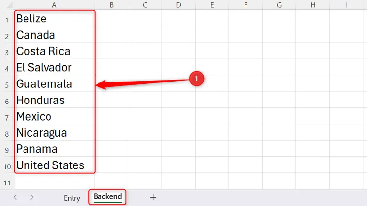 Assign menu items to specific cells. image 1
