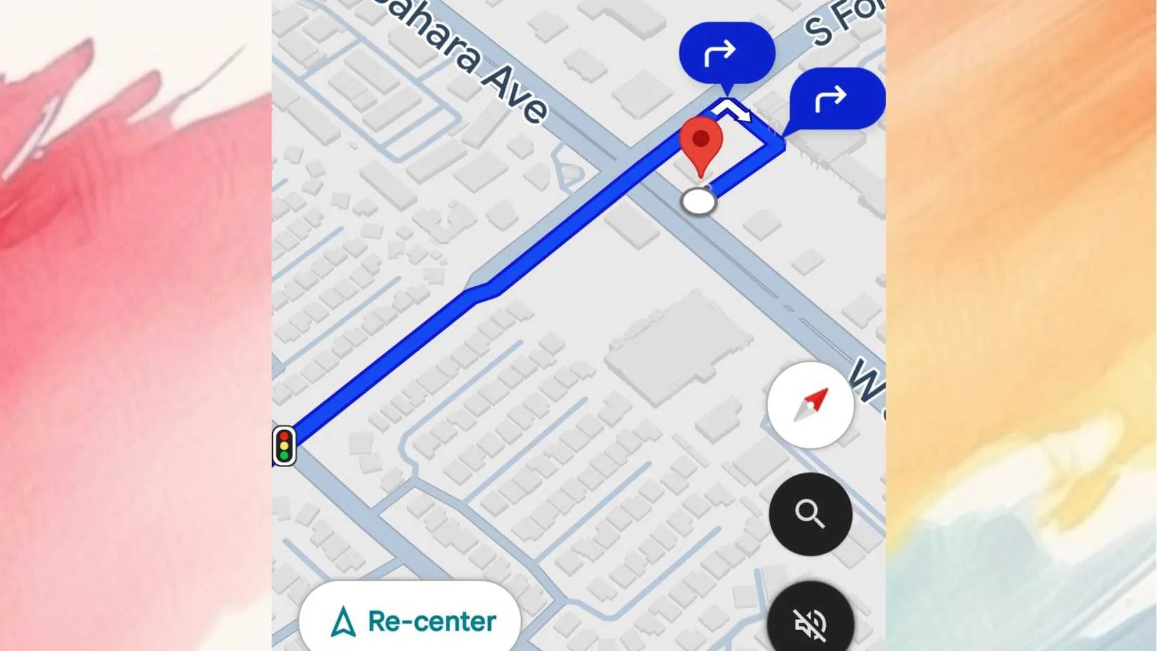 Zoom in on your navigation path. image 1