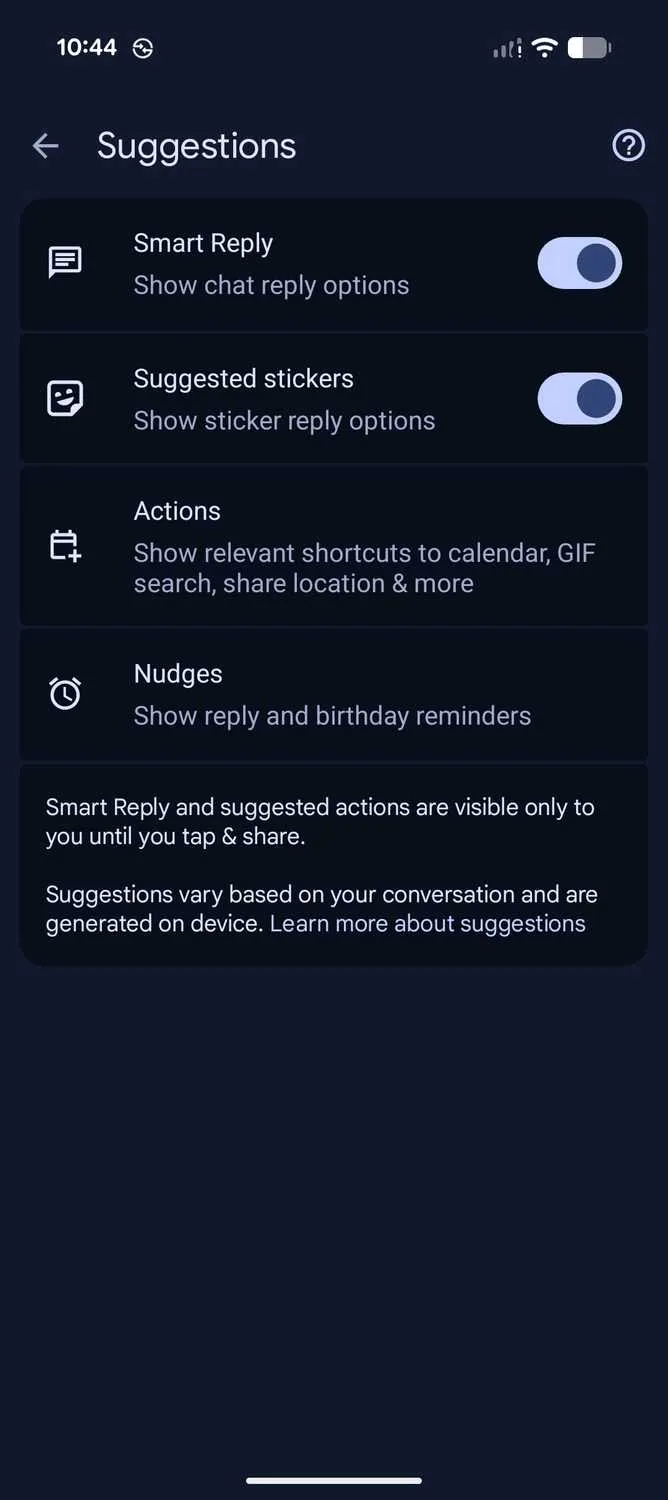 Disable auto-suggestions image 2