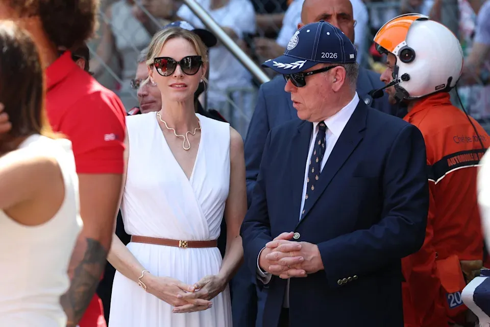 Monaco's royal couple, Princess Charlene and Prince Albert II. image 1
