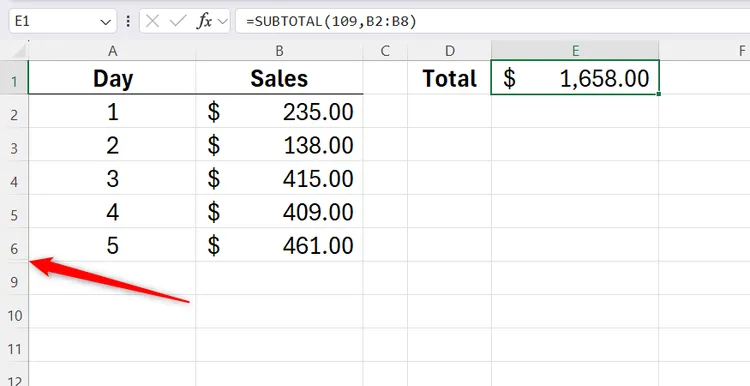 Excel's SUBTOTAL function saves spreadsheets. image 5