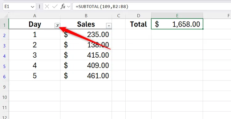 Excel's SUBTOTAL function saves spreadsheets. image 6