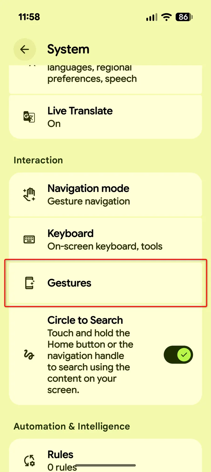 Tap the back of your Pixel to open apps and initiate various actions. image 2