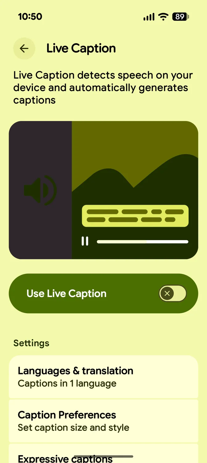 Live captions are now available on all Pixel videos. image 3