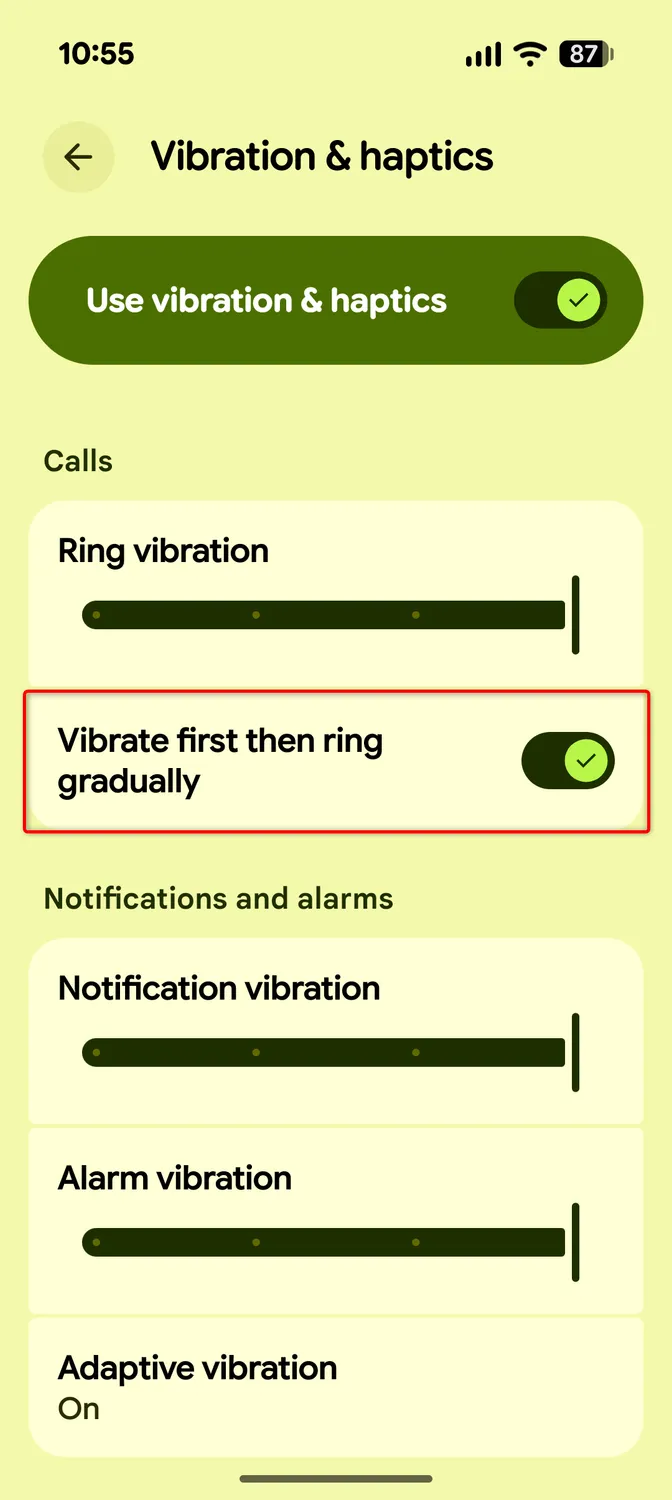 Ensure notifications don't go unnoticed on silent mode. image 4