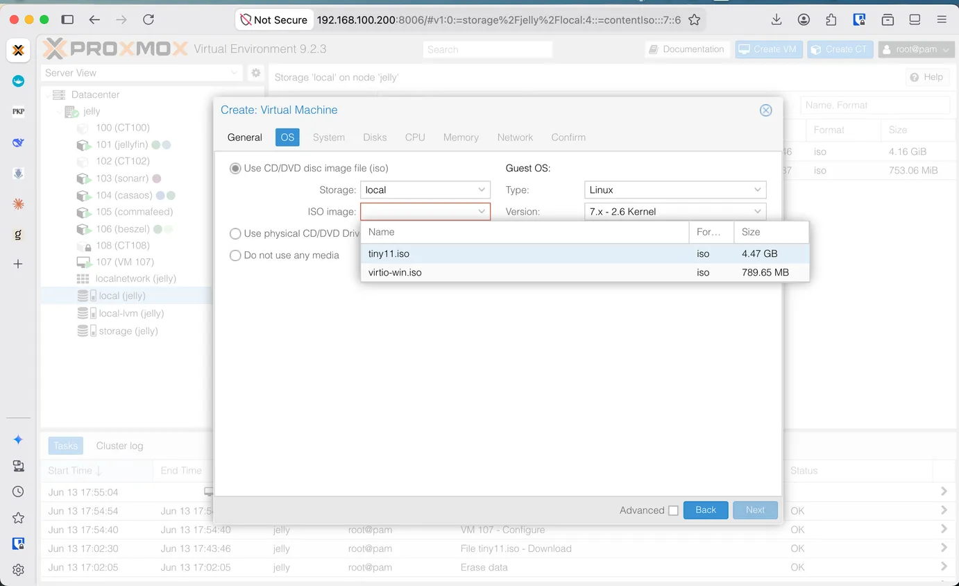 Setting up a Windows virtual machine. image 1