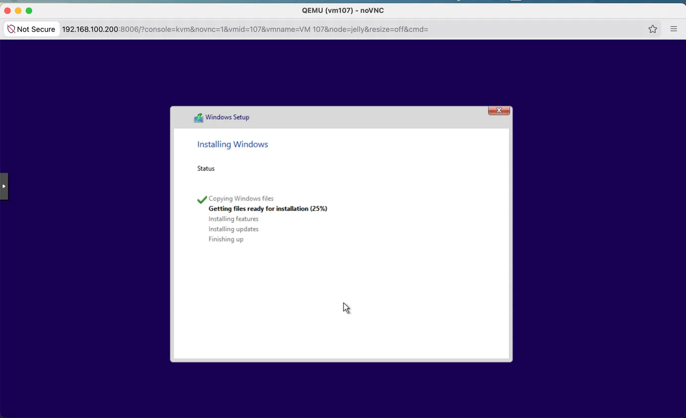 Setting up a Windows virtual machine. image 5