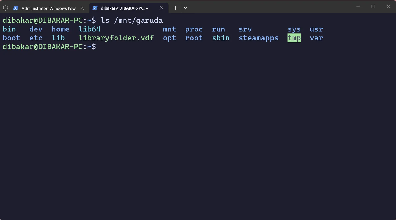 Mount your preferred partition now. image 3