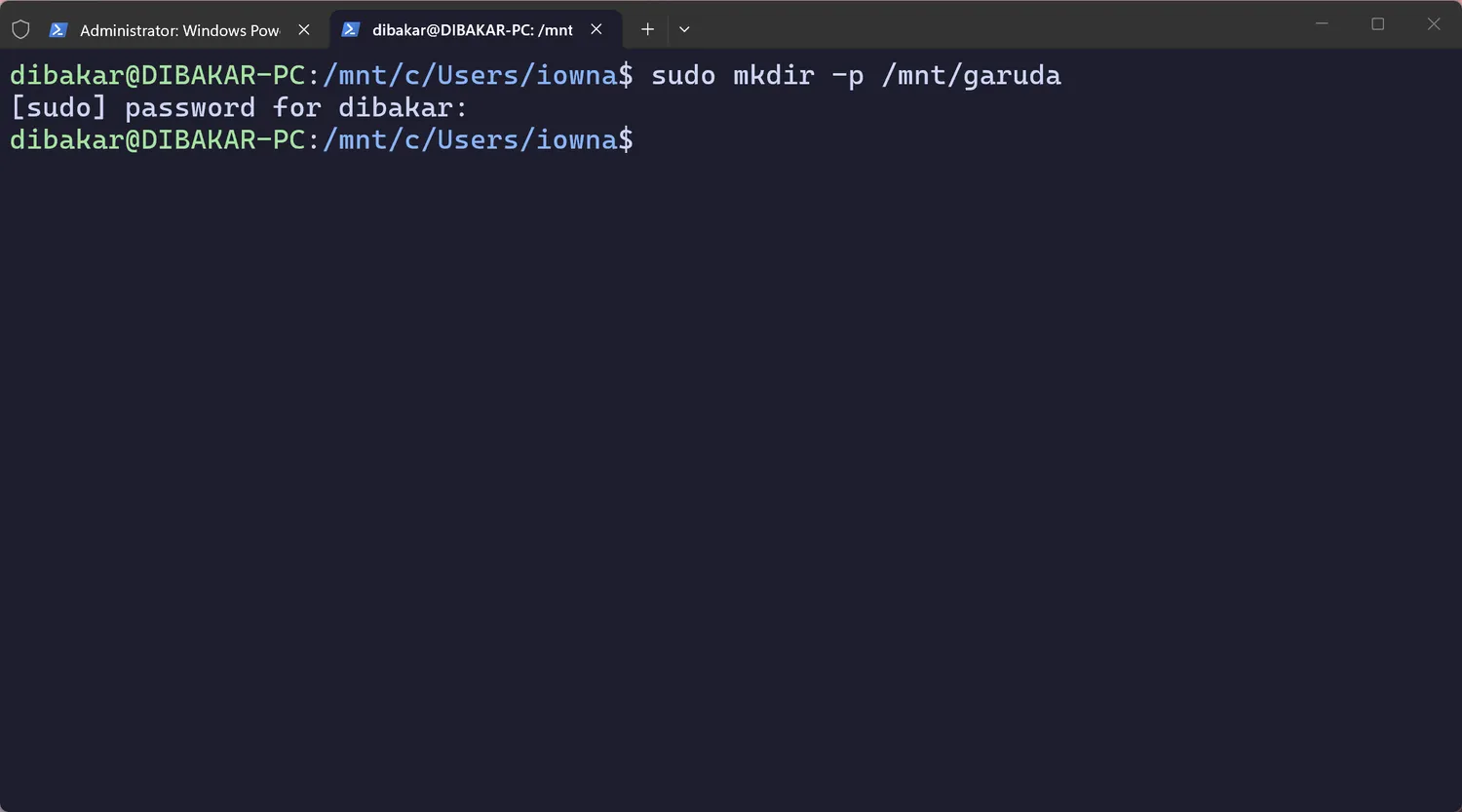 Mount your preferred partition now. image 1